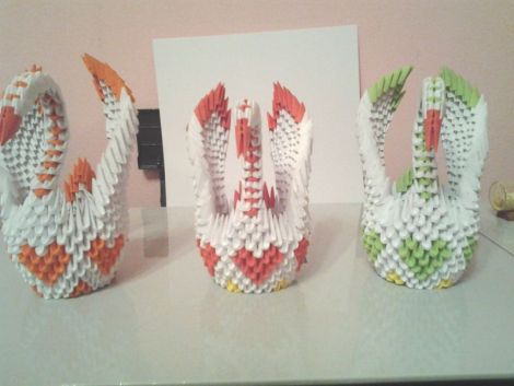Lebede Origami