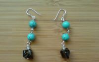 Cercei turquoise