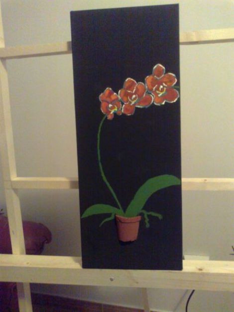 pictura orhidee