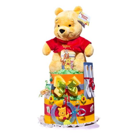 Tort de Pampers Winnie the Pooh