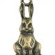 Charm iepuras bronz anrichizat