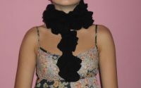 BLACK SCARF