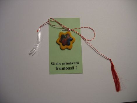 Martisor steluta din fimo 