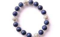 Bratara cu LapisLazuli si margele Shamballa