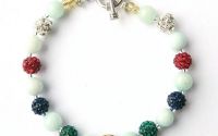 Bratara de amazonit si shamballa multicolore