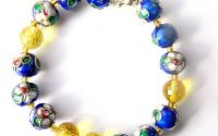 Bratara cu Citrin si Cloisonne
