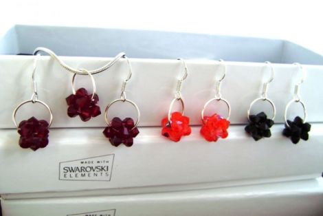Set bijuterii cristale Swarovski 