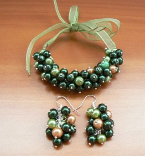 Set perle sticla