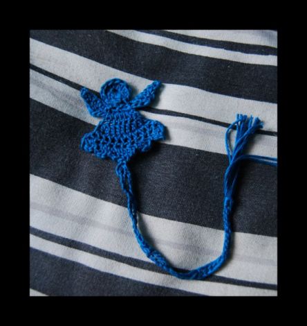 Semn de carte Ingeras crosetat