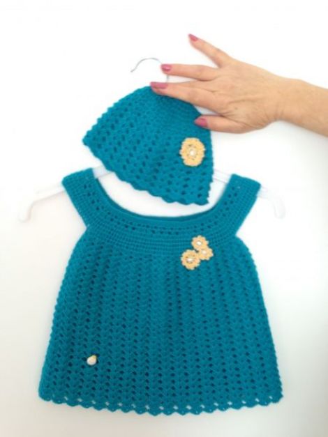 Set rochita si fes verde smarald
