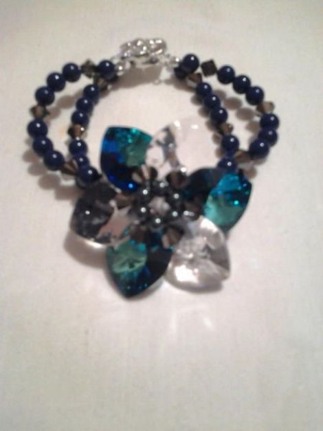 Bratara Blu flower