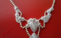 Colier soutache candelabru
