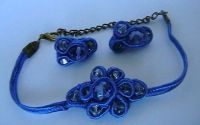 Set blue cristal