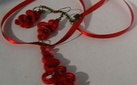 Set sutache red