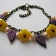 bratara howlite perle naturale si sticla cehia 