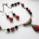 set howlite rosu si onix 