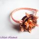Cordeluta Strange Flower - floare kanzashi saten 