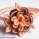 Cordeluta Strange Flower - floare kanzashi saten 