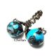 Inel "Blue Twins" IN071