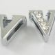 Charm litera V 10x10x4mm