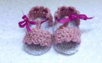 Sandale crosetate bebe